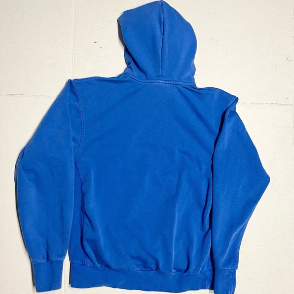 Nike Men's Blue Hoodie Sweater with extra zipper pocket - Picture 7 of 11